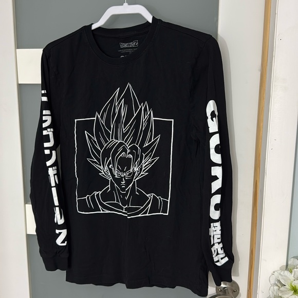 Dragonball z Other - Vintage Dragonball Z Goku Shirt Men's S Long Sleeve Black Anime Graphic TOEI g